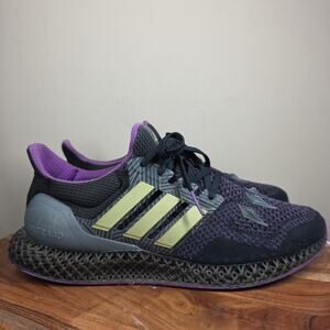 Adidas Ultra 4D Marvel Black Panther Mens Black Purple Size 13 Shoes HQ0949
